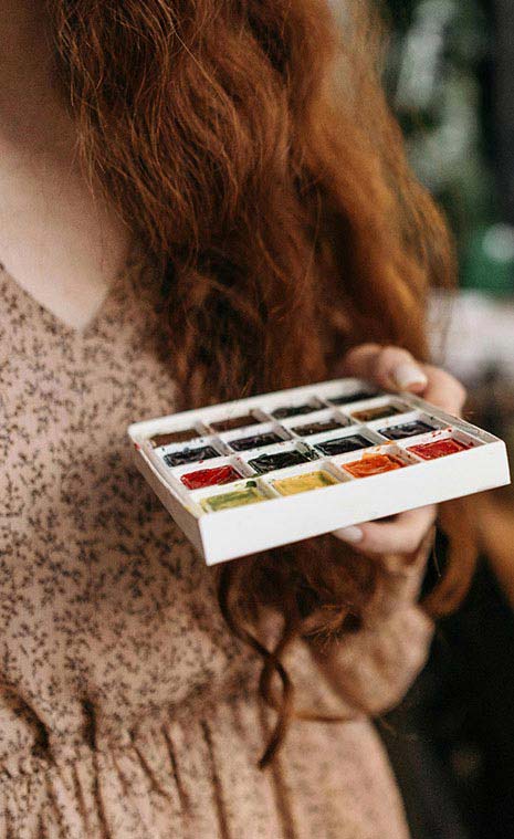 une artisane membre du reseau d'aide pour les entrepreneuses